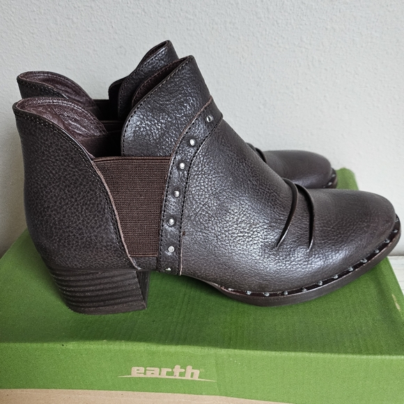 Earth Delrio Bark Leather 7.5 Excellent Overall Condition - Picture 4 of 7